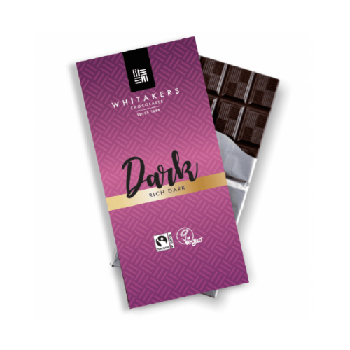 Barra Chocolate Negro 55 Whitakers Dark 90g