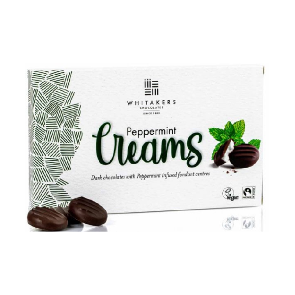 Bombones de Chocolate Negro Sabor Peppermint Whitakers x15u