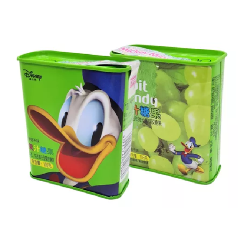 Caramelo Duro Fruit Candy Sabor Uva Pato Donald de Disney 105g