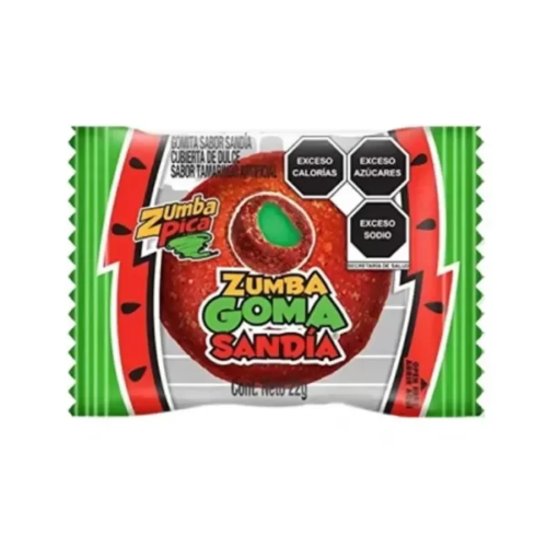 Gomita Zumba Pica Sabor Sandia-Tamarindo 22 g