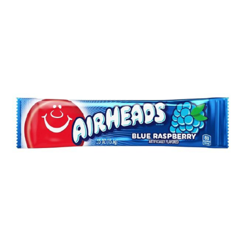 Gomitas Airheads Sabor Blue Raspberry 15g