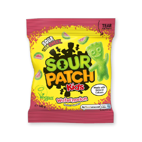 Gomitas Masticables Sour Patch Sabor Sandia 141g