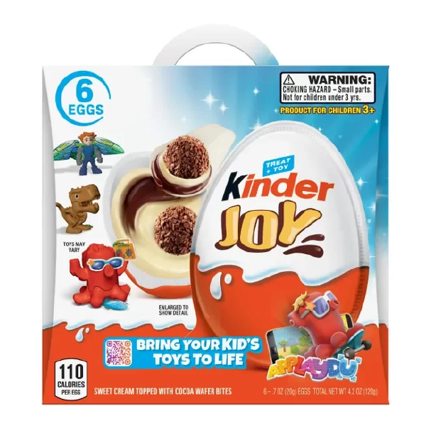 Huevo Kinder Joy Applaydu x6