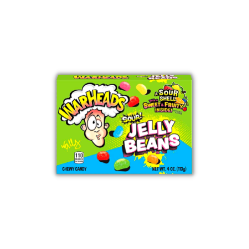 Masticables Sour Jelly Beans Warheads 113gr