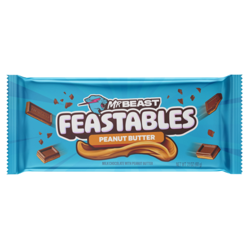 Mr Beast Feastables Chocolate con Crema de Maní 60GRS