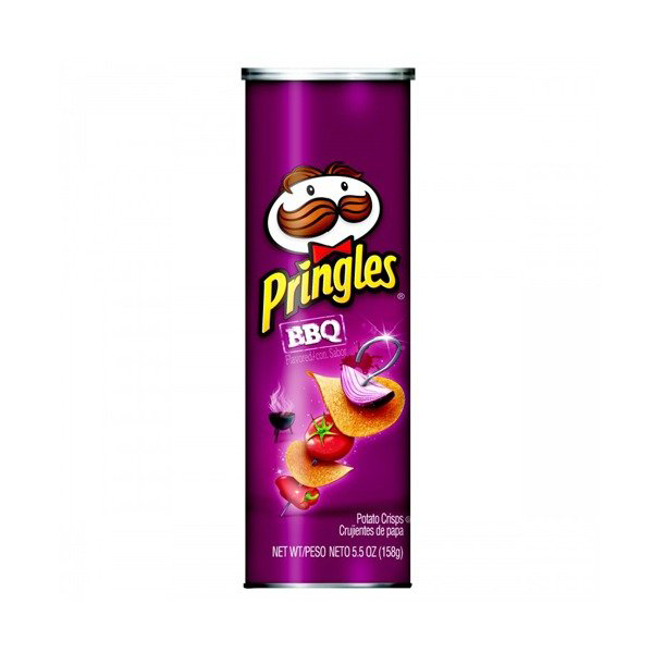 Papas Fritas Pringles Sabor BBQ 158g