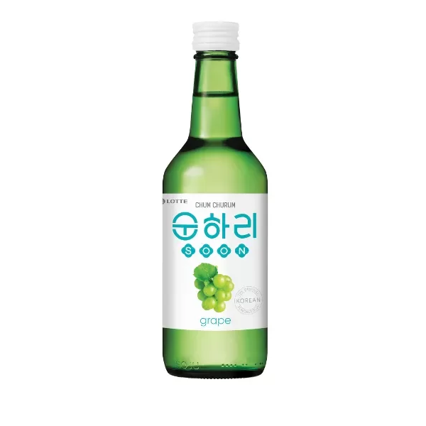 Soju Importado Chum-Churum Green Grape Lotte 360mL