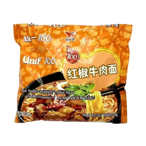 Unif Fideos Instantáneos sabor carne picante