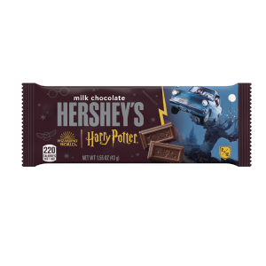 Chocolate con Leche Hershey´s edicion limitada Harry Potter Wizarding World 43gr auto volador