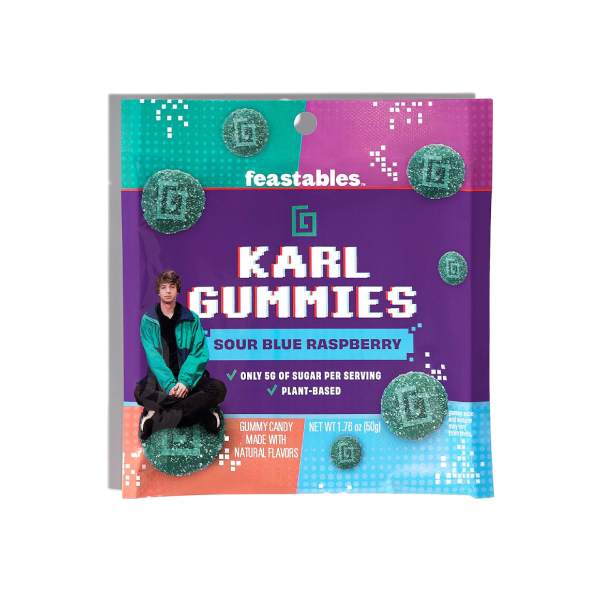 Gomitas Karl Mr Beast Blue Raspberry