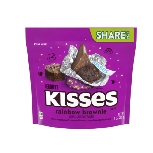 HERSHEY'S KISSES Rainbow Brownie