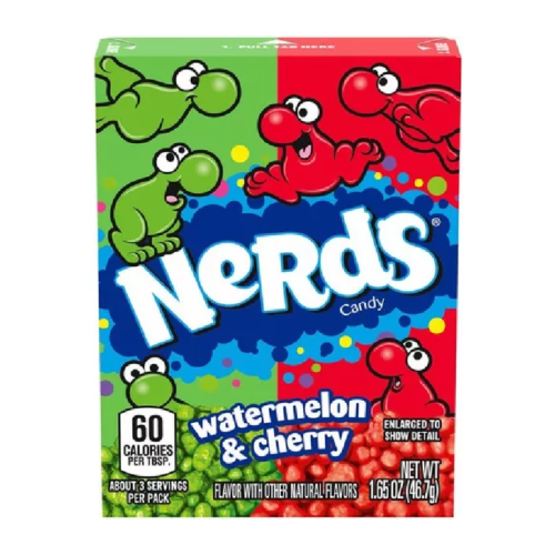 Caramelos Nerds Sabor Sandia y Cereza