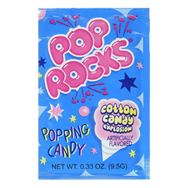 Caramelos Pop Rocks de Algodon de Azucar