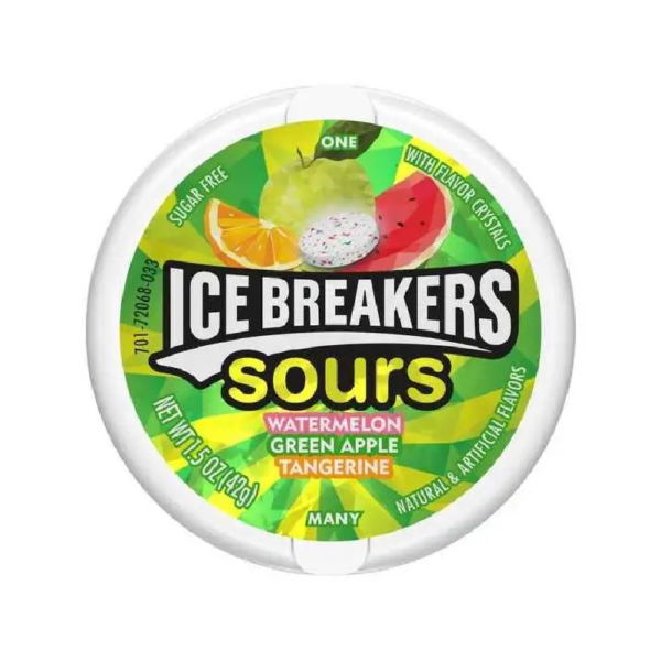 Caramelos Ácidos sin Azúcar sabor Frutas Ice Breakers