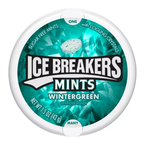 Caramelos Ácidos sin Azúcar Wintergreen Ice Breakers 42g