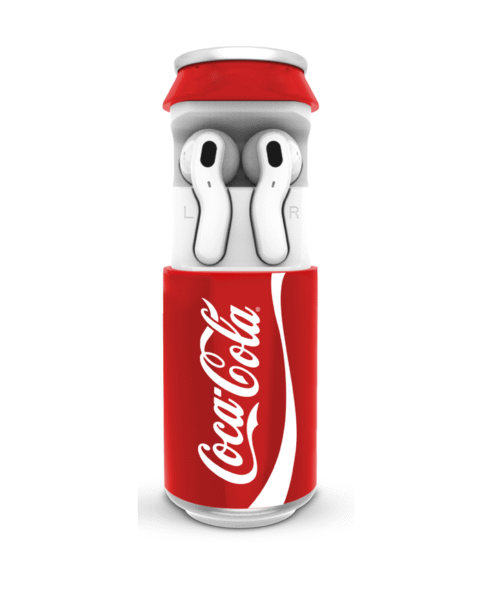 Auriculares inalámbricos auténticos con forma de lata de Coca-Cola - Imagen 2