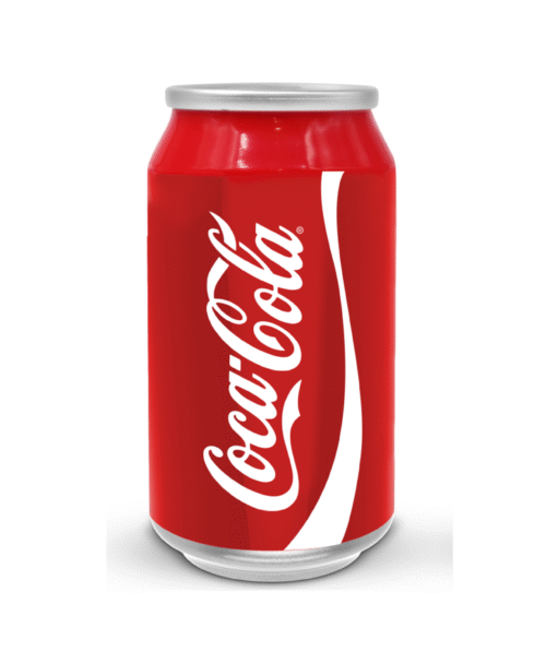 Auriculares inalámbricos auténticos con forma de lata de Coca-Cola