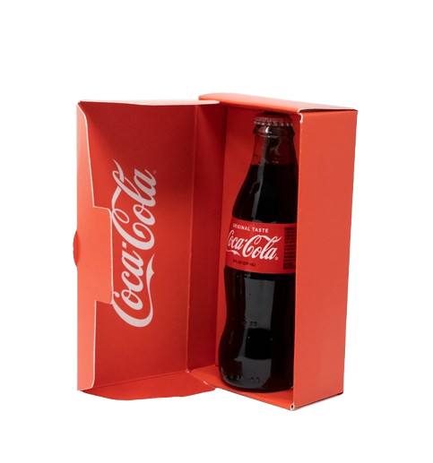 Caja de regalo personalizada con forma de botella de Coca-Cola - Imagen 3
