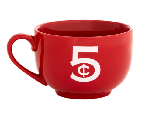 Taza de sopa Coca-Cola 5 Cent Roja - Imagen 2