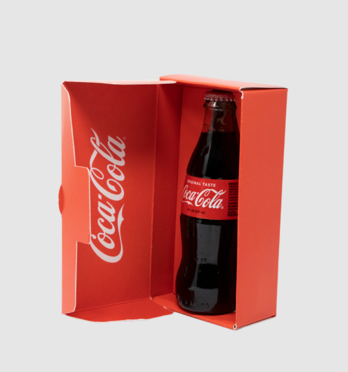 Caja de regalo personalizada con forma de botella de Coca-Cola - Imagen 3