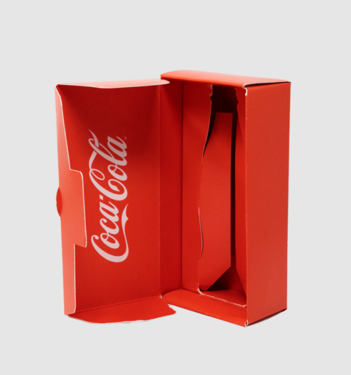 Caja de regalo personalizada con forma de botella de Coca-Cola - Imagen 2