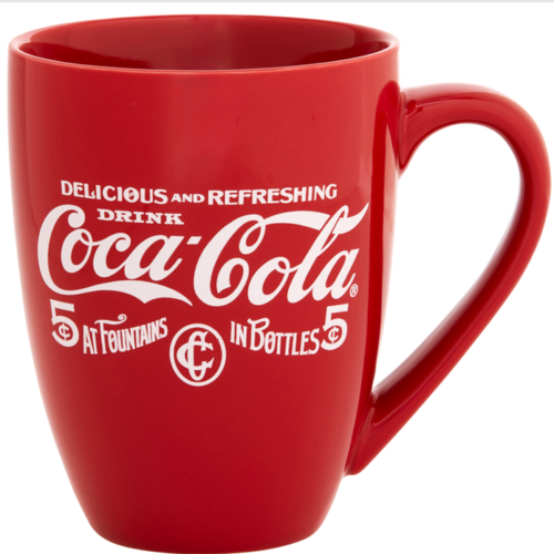 Taza Coca-Cola 5 Cent Roja