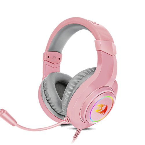 AURICULARES REDRAGON H260P-RGB Hylas Pink (P2/USB + Adaptador)