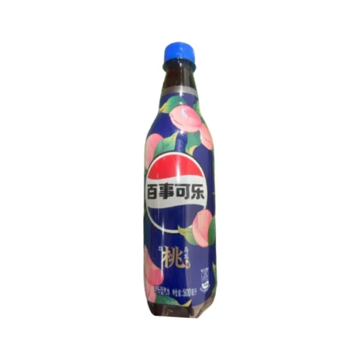 Bebidas Pepsi Cola Sabores exóticos asiáticos 500 ml Melocoton Blanco