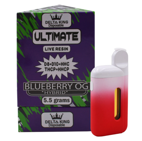 VAPERS desechable Ultimate Delta 8 D8+D10+HHC+THCP+HHCP de 5,5 g Blueberry OG