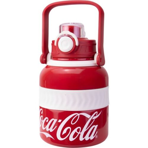 Botella térmica Nonoo Haers Coca-Cola color rojo y blanco 850ml