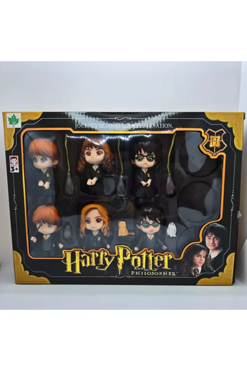 Figura Chibi de Hogwarts de Harry Potter de Dek Toy Store : colección de 6 piezas con accesorios mágicos