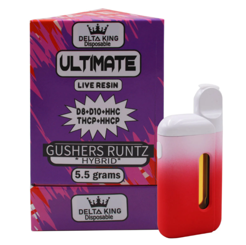VAPERS desechable Ultimate Delta 8 D8+D10+HHC+THCP+HHCP de 5,5 g Gushers Runtz