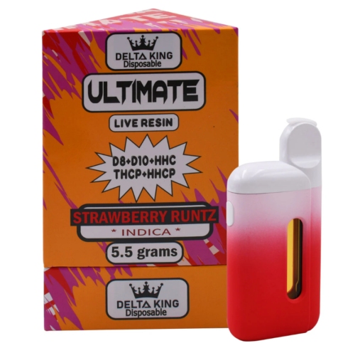 VAPERS desechable Ultimate Delta 8 D8+D10+HHC+THCP+HHCP de 5,5 g Strawberry Runtz