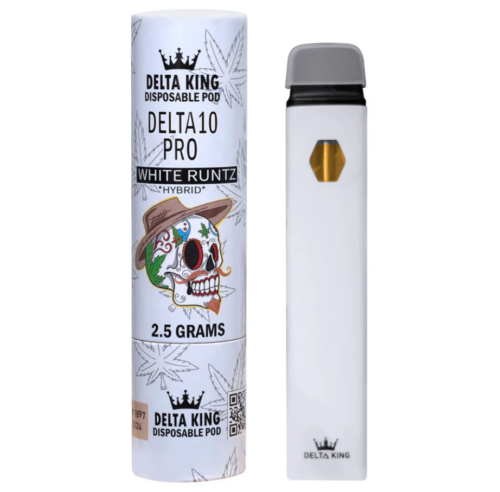 Delta 10 Vape PRO - Aceite de THC Delta-10 de 2,5 gr WHITE RUNTZ