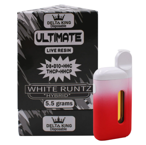 VAPERS desechable Ultimate Delta 8 D8+D10+HHC+THCP+HHCP de 5,5 g White Runtz