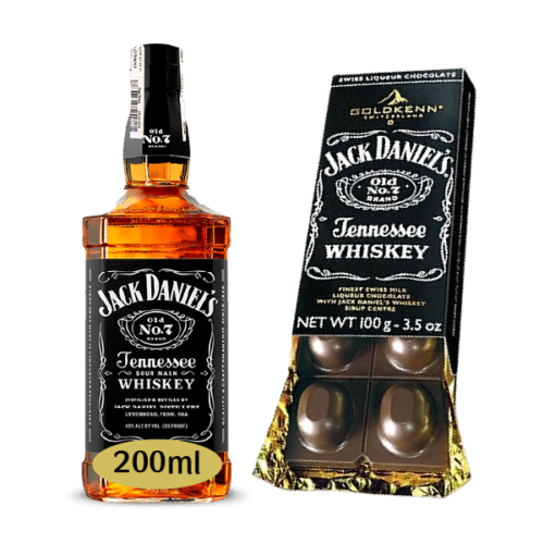 Combo Chocolate 100gr + Jack Daniels Tenessee Whiskey 200ml