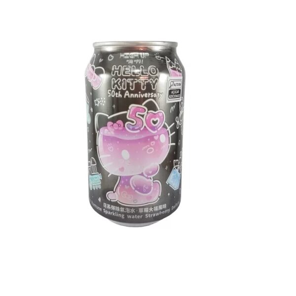 Agua con Gas Ramune de Fresa Hello Kitty 330ml