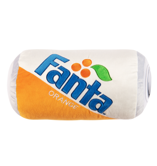 Almohada de lata de Fanta de color naranja - COCA COLA