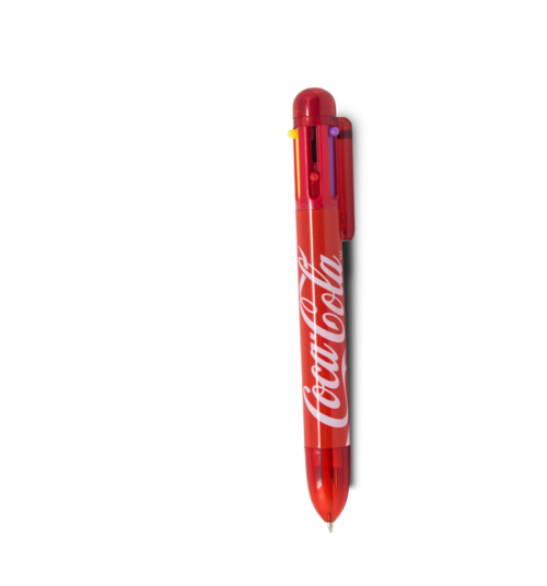 Bolígrafo multicolor Coca-Cola