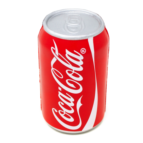 Lata exprimible de Coca-Cola