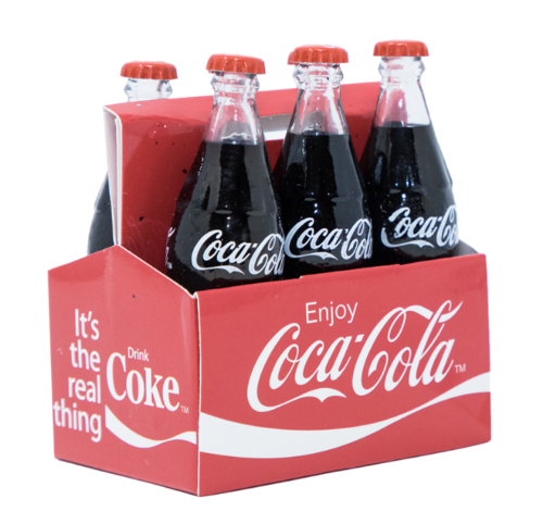 Pack de 6 mini botellas de Coca-Cola