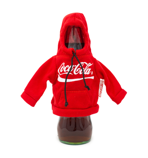 Sudadera con capucha mini con botella roja de Coca-Cola