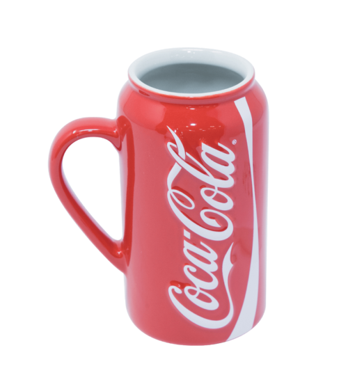 Taza esculpida con forma de lata de Coca-Cola - Imagen 2