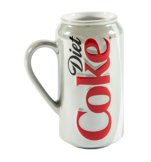 Taza esculpida en forma de lata de Coca-Cola Light - 12oz - Imagen 2