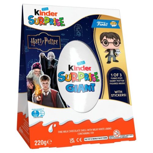 Chocolate kinder Sorpresa Gigante Harry Potter 1 de 3 220gr Funko