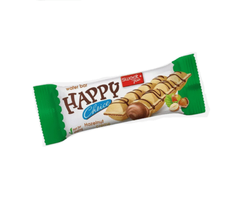 Happy Choice barra de oblea rellena de crema de avellanas
