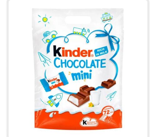 KINDER mini trae 75 unidades