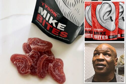 Tyson Mike Bites Gomitas Delta 9 THC sabor sandía