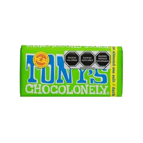 Chocolate Tonys Chocolonely amargo con almendras 180gr