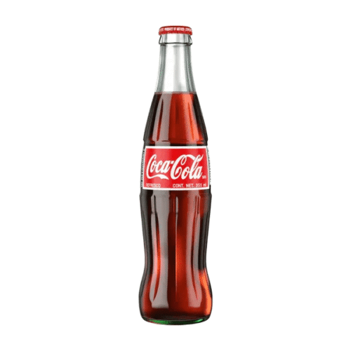 Coca-Cola Original Mexicana con azúcar de caña Botella de Vidrio 355ml
